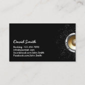 Cooler Schallwelle-Diskjockey DJ Visitenkarte (Rückseite)