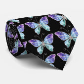 Cooler Schatten-Regenbogen Wings Schmetterling Krawatte (Gerollt)