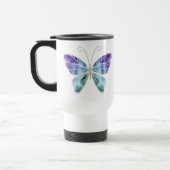 Cooler Schatten-Regenbogen Wings Schmetterling Reisebecher (Links)