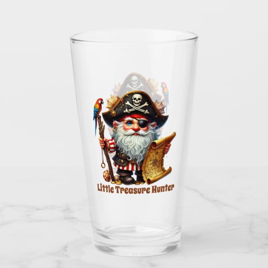 Cooler Schatzsucher Glas (Vorderseite)