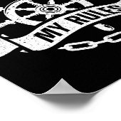 Cooler Schiffsführer-Design für Männer Frauen Schi Poster (Ecke)