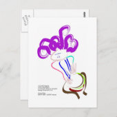 cooler Schlagzeuger Postkarte (Vorne/Hinten)