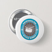 Cooler Schlagzeuger-Verein Button (Vorne & Hinten)