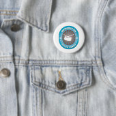 Cooler Schlagzeuger-Verein Button (Beispiel)
