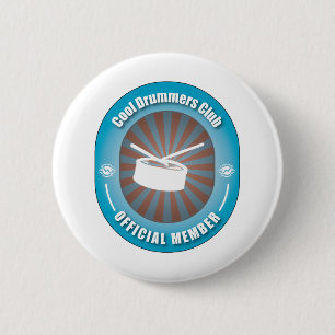 Cooler Schlagzeuger-Verein Button