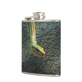 Cooler Schlangenhauteffekt Reptillover Flachmann (Links)