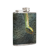 Cooler Schlangenhauteffekt Reptillover Flachmann (Rechts)