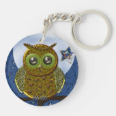 Cooler Schlüsselanhänger aus Metallen mit Name (Rückseite)