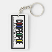 cooler Schlüsselanhänger Schlüsselanhänger (Rückseite)