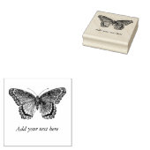 Cooler Schmetterling Ihren Persönlichen Text hinzu Gummistempel (Stempel)