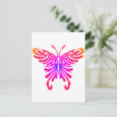 Cooler Schmetterling Postkarte (Stehend Vorderseite)