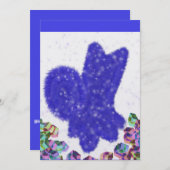 Cooler Schneehund Feiertagskarte (Vorne/Hinten)