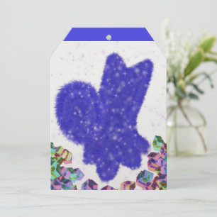 Cooler Schneehund Feiertagskarte