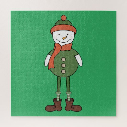 Cooler Schneemann Puzzle (Vertikal)