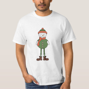 Cooler Schneemann T-Shirt