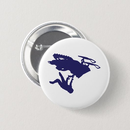 cooler Schneemobil Button (Vorne & Hinten)