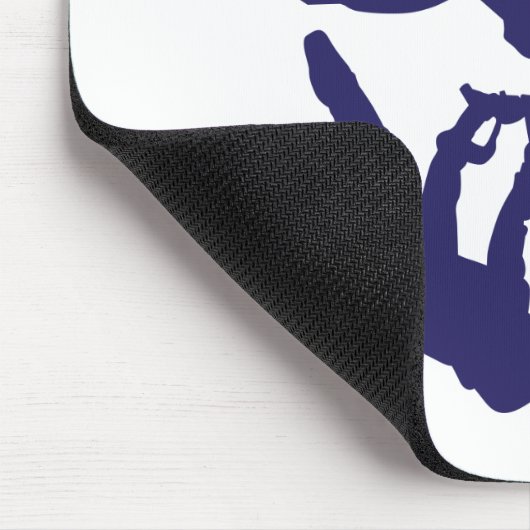 cooler Schneemobil Mousepad (Ecke)