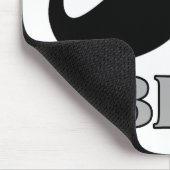 Cooler Schnurrbart Bro Mousepad (Ecke)
