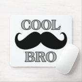 Cooler Schnurrbart Bro Mousepad (Mit Mouse)