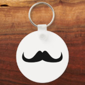 Cooler Schnurrbart Schlüsselanhänger (Vorderseite)