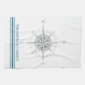 Cooler Schönheitskompass Personalisiert Geschirrtuch (Horizontal)