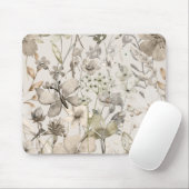 Cooler Schreibtisch - beige Elfenbeinküste - schön Mousepad (Mit Mouse)