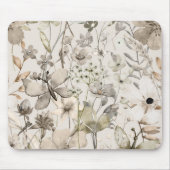 Cooler Schreibtisch - beige Elfenbeinküste - schön Mousepad (Vorne)