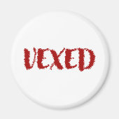 Cooler Schriftart. Vokabular für Ihre Stimmung Magnet (Vorne)