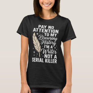 Cooler Schriftsteller Autor Journalist Schreiben D T-Shirt