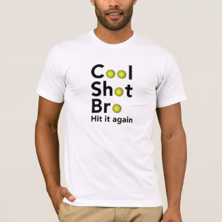 Cooler Schuss Bro Tennis-T - Shirt
