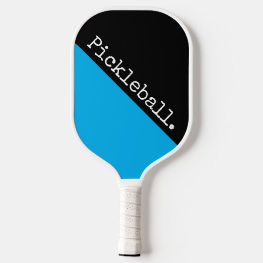 Cooler Schwarz-Bright-Himmel Blauer Pickleball Tex Pickleball Schläger (Rückseite)