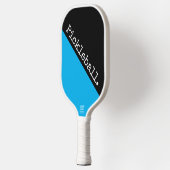 Cooler Schwarz-Bright-Himmel Blauer Pickleball Tex Schläger (Links)