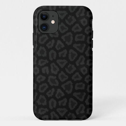 Cooler schwarzer Leopard-Druck iPhone 5 Kasten Case-Mate iPhone Hülle (Rückseite)