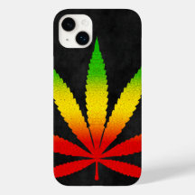 Cooler schwarzer Reggae Rasta Leaf Rastafari