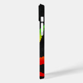 Cooler schwarzer Reggae Rasta Leaf Rastafari Case-Mate iPhone Hülle (Rückseite / Links)