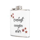 Cooler schwarzer und roter Cousin je Flachmann (Links)