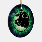 Cooler Schweinekopf Keramikornament (Rechts)