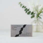 Cooler Schweißdienst Visitenkarte (Stehend Vorderseite)