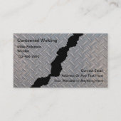 Cooler Schweißdienst Visitenkarte (Vorderseite)