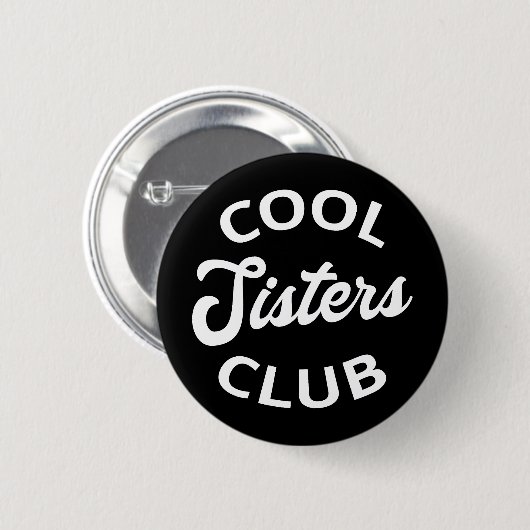 Cooler Schwesterklub I Button (Vorne & Hinten)