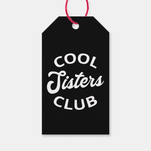 Cooler Schwesterklub I Geschenkanhänger (Vorderseite)