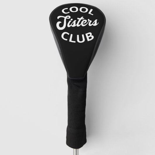Cooler Schwesterklub I Golf Headcover (Vorderseite)