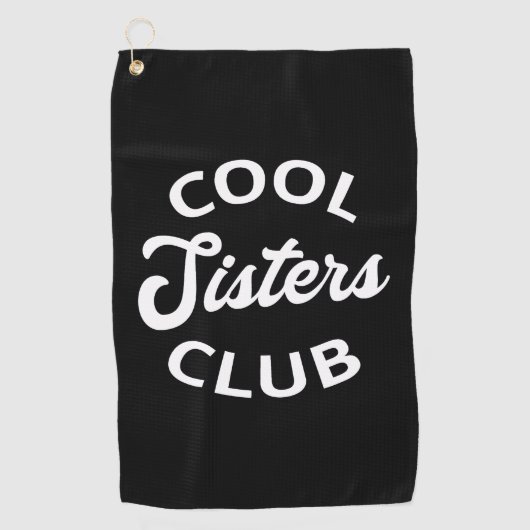 Cooler Schwesterklub I Golfhandtuch (Vorderseite)