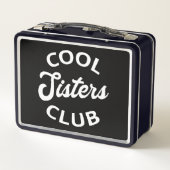 Cooler Schwesterklub I Metall Brotdose (Rückseite)