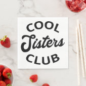 Cooler Schwesterklub I Serviette (Beispiel)