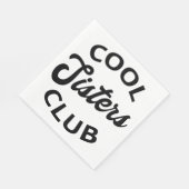Cooler Schwesterklub I Serviette (Ecke)