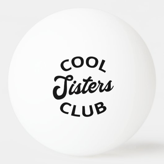 Cooler Schwesterklub I Tischtennisball (Vorderseite)