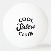 Cooler Schwesterklub I Tischtennisball (Rückseite)
