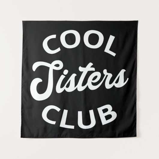 Cooler Schwesterklub I Wandteppich (Vorderseite)