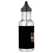 Cooler Schwesterklub III Edelstahlflasche (Links)